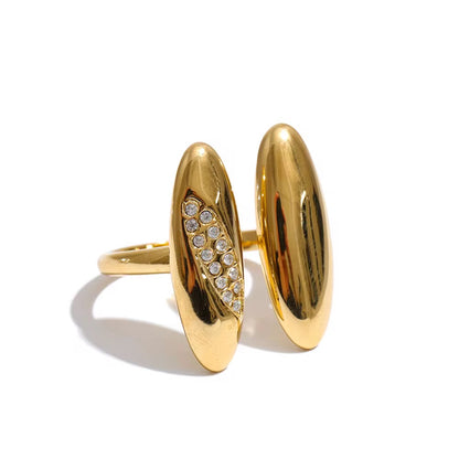 Celeste Sculpted Crystal Ring