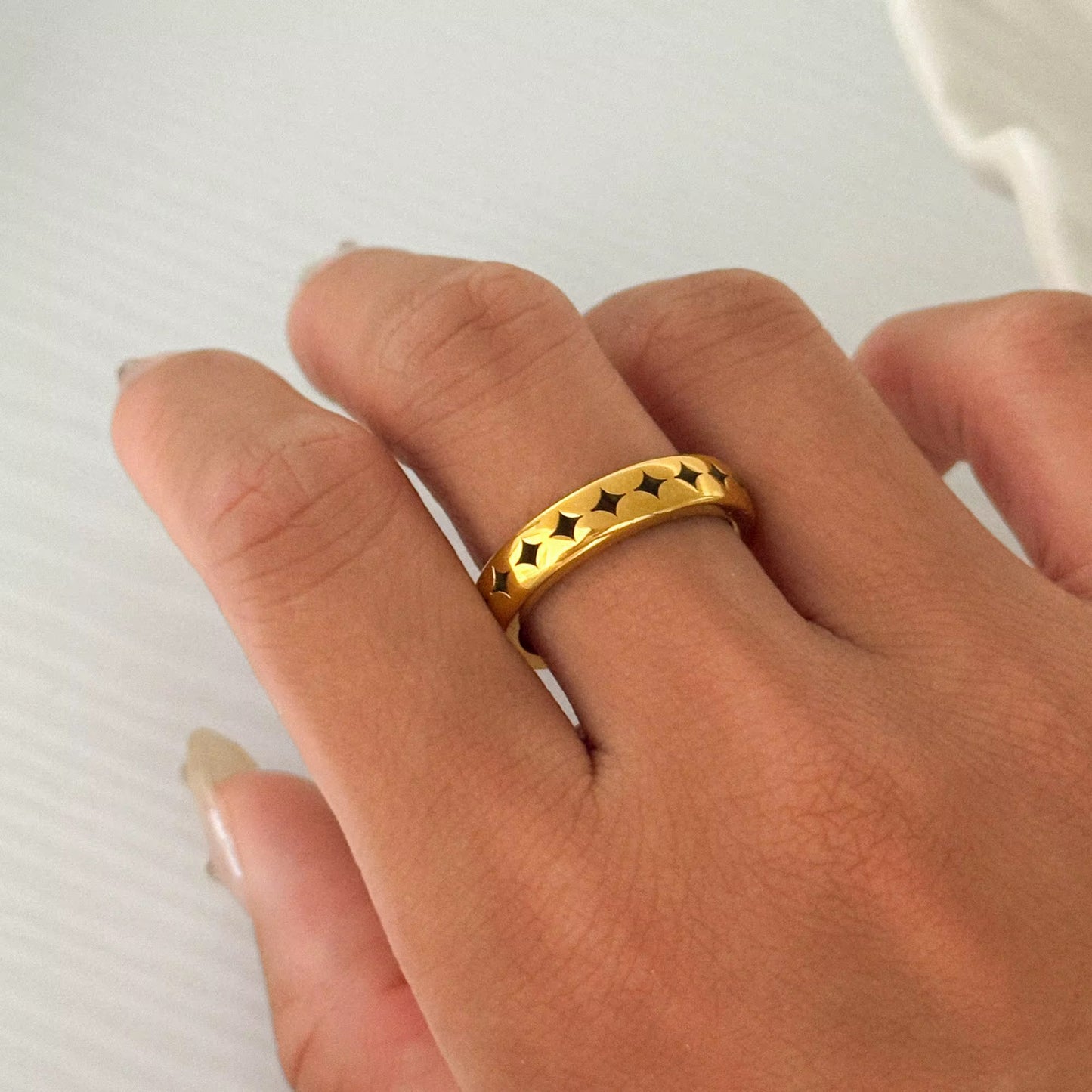 Celestial Star Band Ring