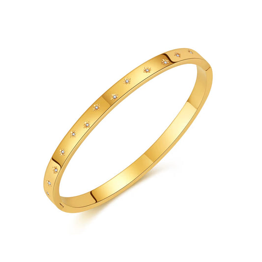 Starburst Minimal Bangle