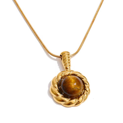 Solara Vintage Pendant Necklace