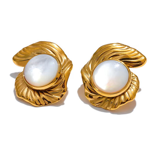 Ocean Pearl Shell Earrings