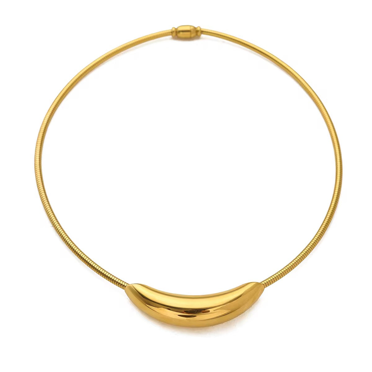 Sculpted Curve Necklace