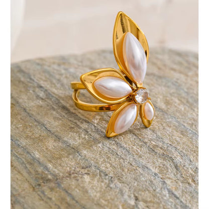 Pearl Bloom Statement Ring