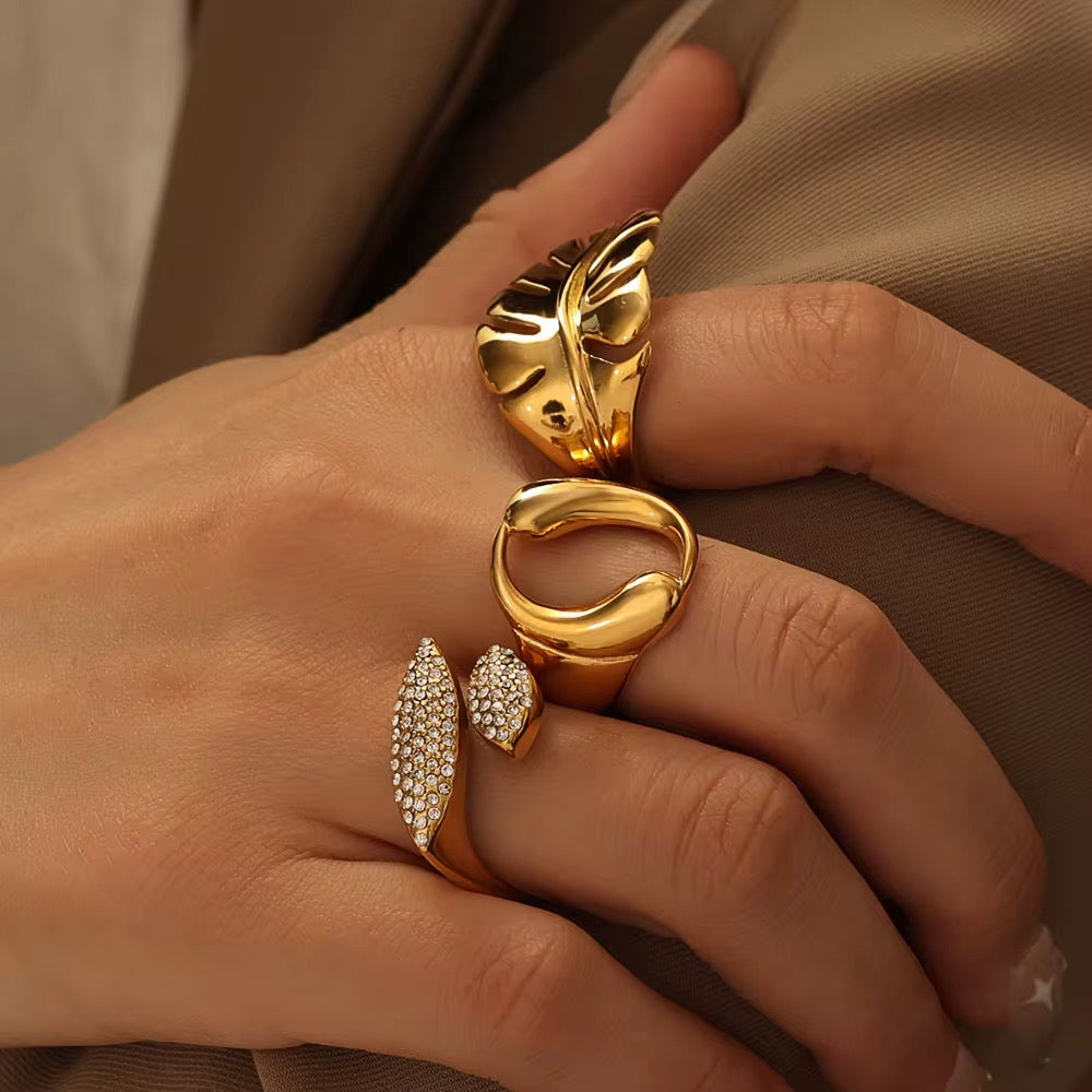 Crystal Wrap Statement Ring