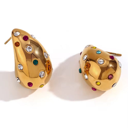 Bold Dome Statement Earrings