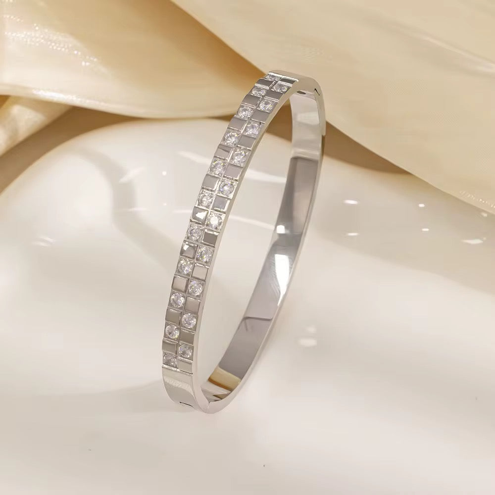 Crystal Line Bangles