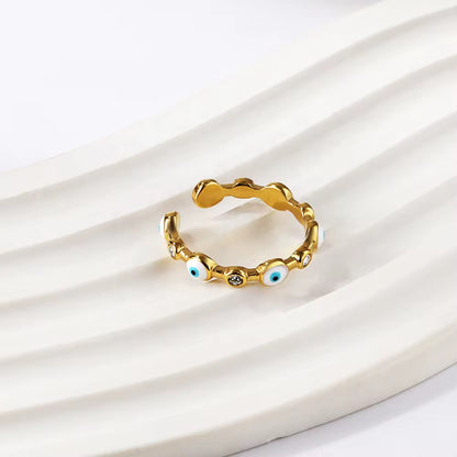 Evil Eye Open Ring