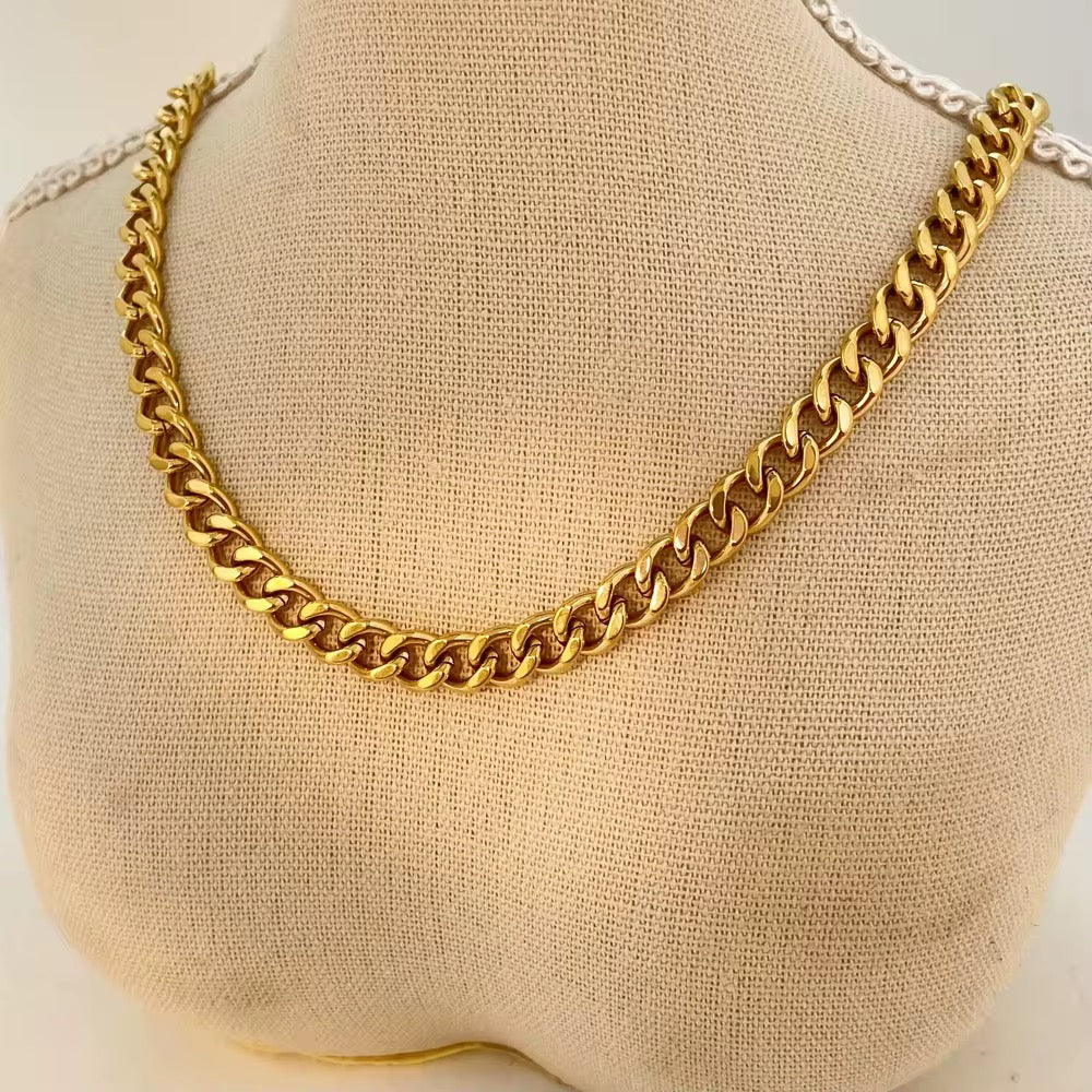 Cuban Link Chain Set