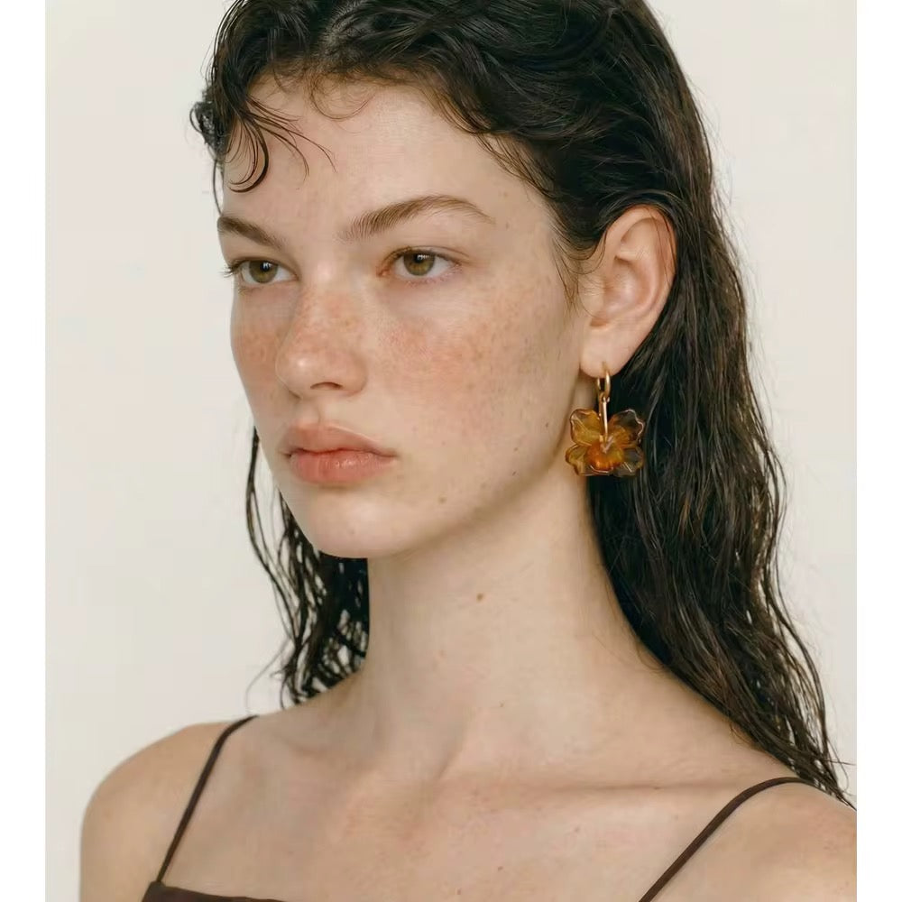 Floral Drop Earrings