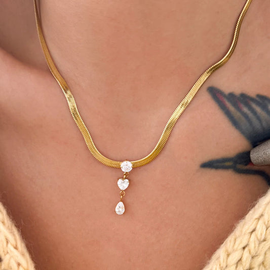 Golden Drop Luxe Necklace