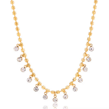 Celestial Crystal Drop Necklace