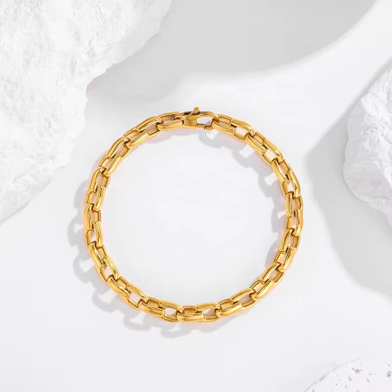 Rectangular Link Bracelet