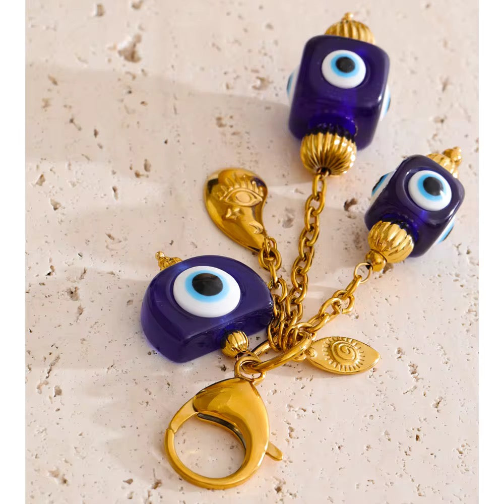 Evil Eye Charm Keychai