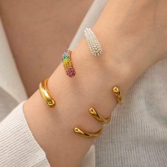 Luxury Open Cuff Bracelet