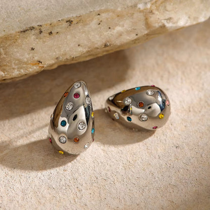 Bold Dome Statement Earrings