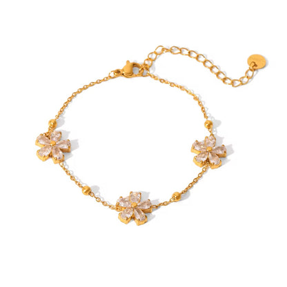 Clover Bloom Charm Bracelet
