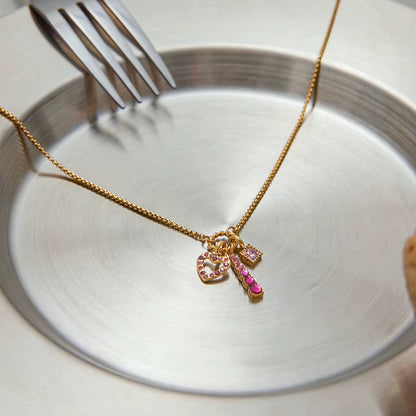 Blush Charm Necklace