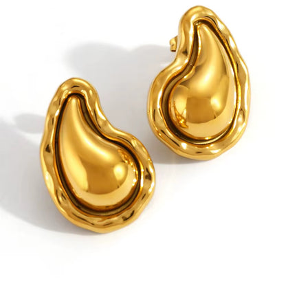 Sculpted Teardrop Earrings