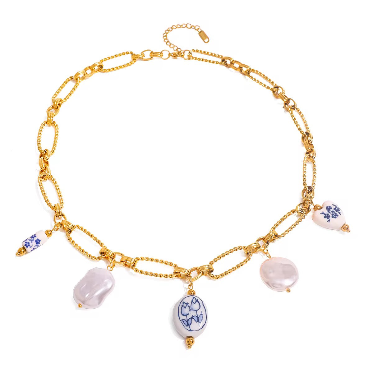 Vintage Charm Chain Necklace