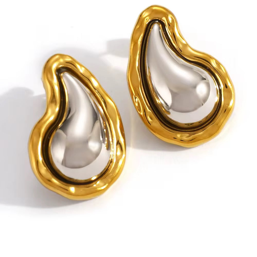 Sculpted Teardrop Earrings