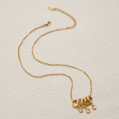 Golden Trio Charm Necklace