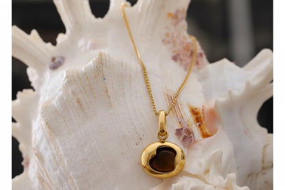 Tiger Eye Pendant Necklace