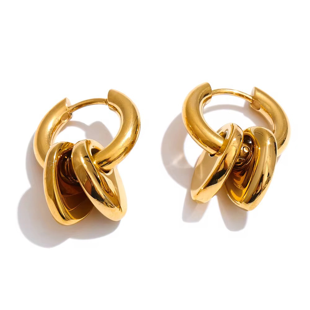 Intertwined Hoop Earrings