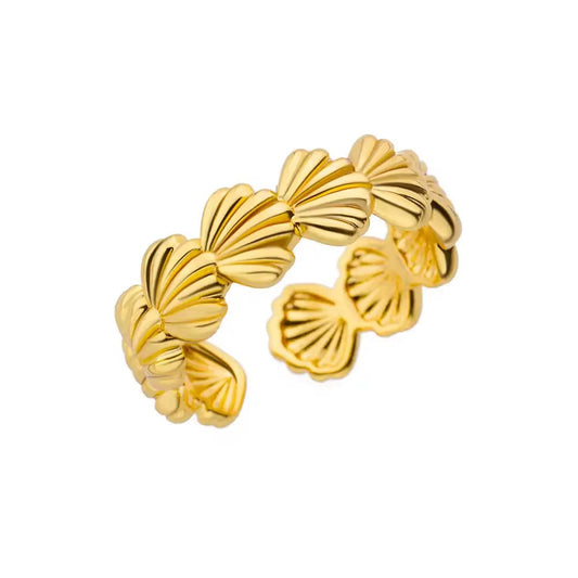 Adjustable Gold Statement Ring