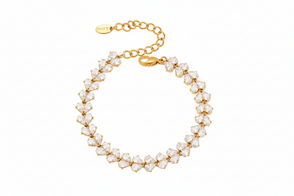 Golden Heart Charm Necklace