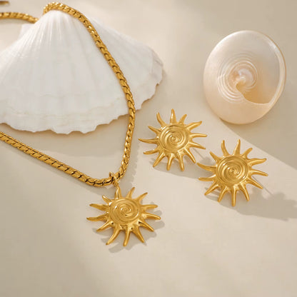 Golden Soleil Jewelry Set