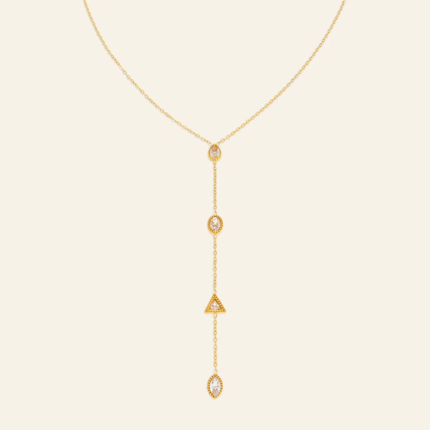 Golden Grace Drop Necklace