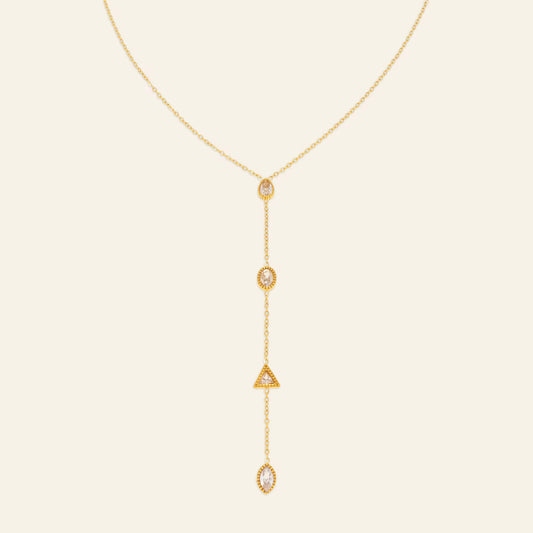 Golden Grace Drop Necklace