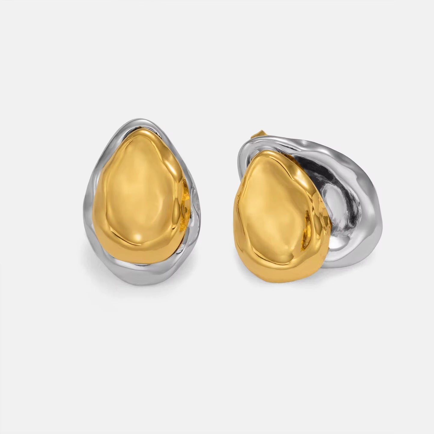 Molten Luxe Stud Earrings