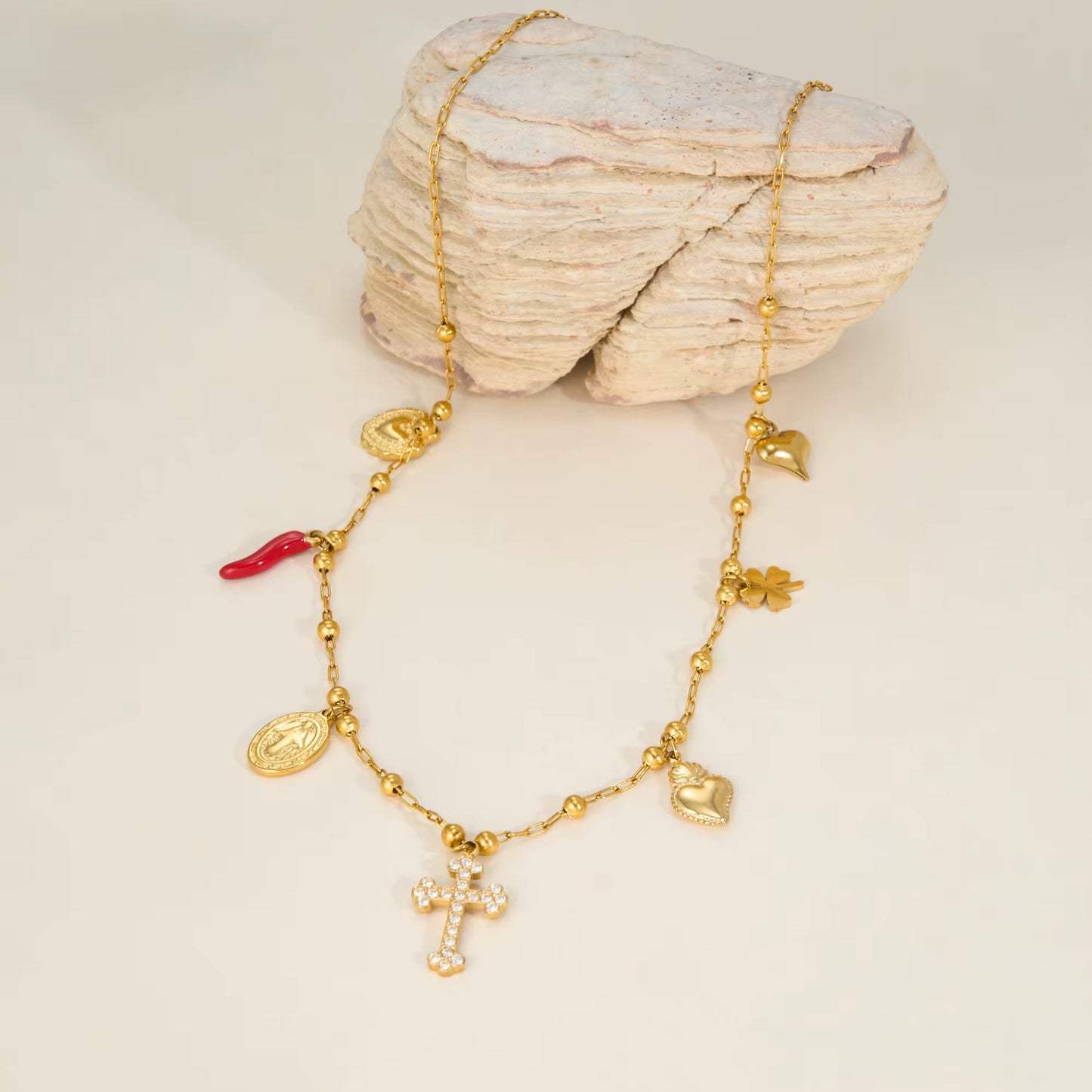 Lucky Charm Gold Necklace
