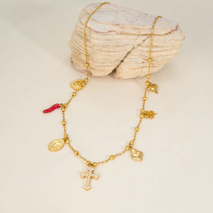 Lucky Charm Gold Necklace