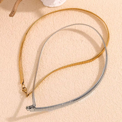 Minimal Snake Chain Necklace