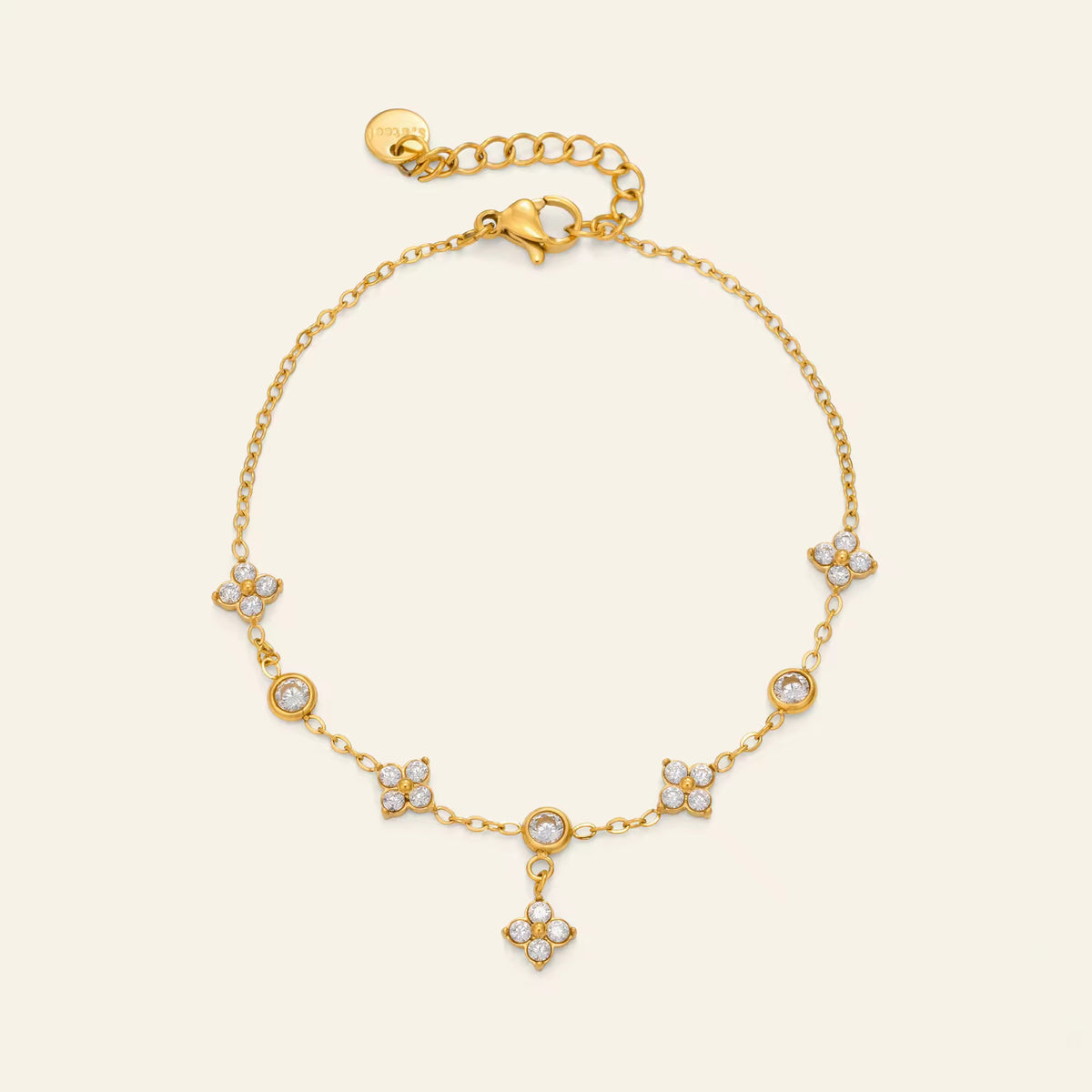 Celeste Crystal Floral Jewelry Set
