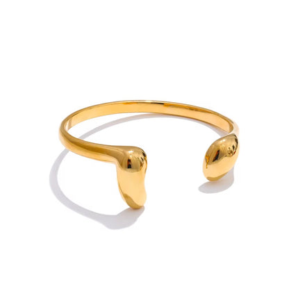 Molten Gold Open Cuff Bracelet