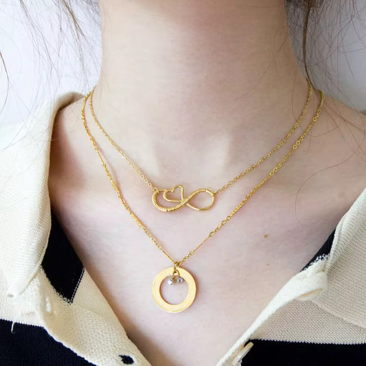 Infinity Love Layered Necklace