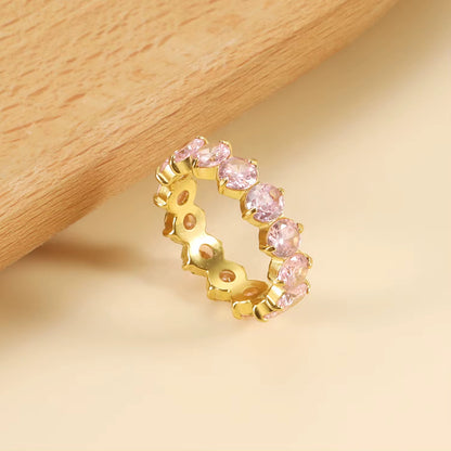 Crystal Eternity Ring