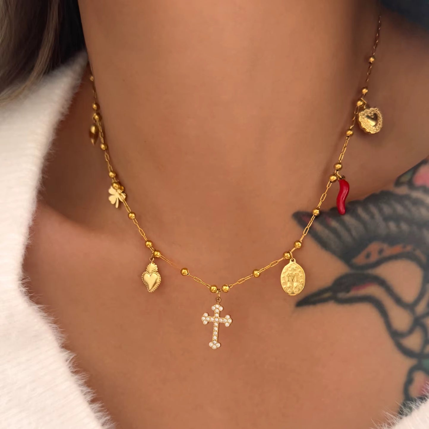 Lucky Charm Gold Necklace