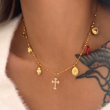 Lucky Charm Gold Necklace