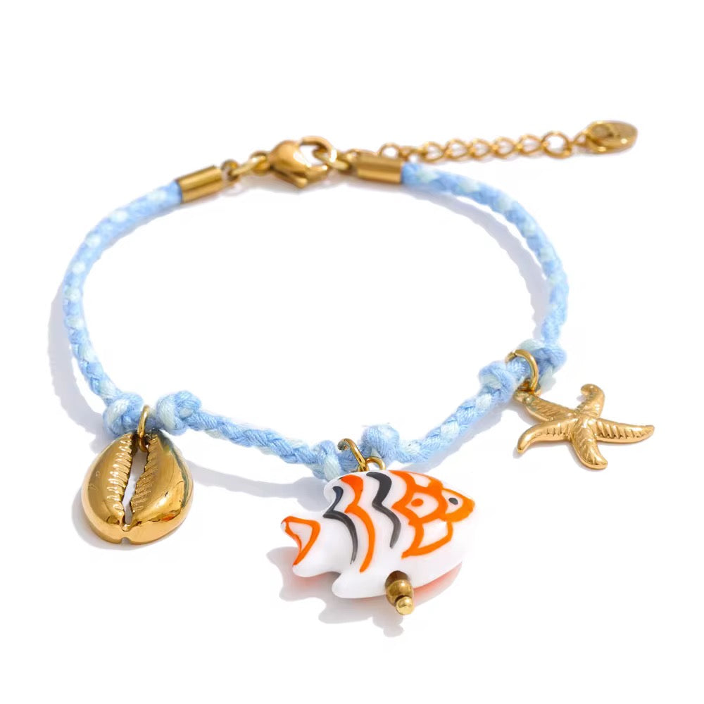 Ocean Charm Rope Bracelets