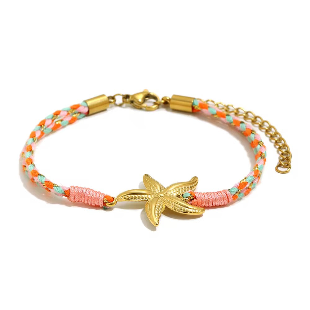 Coastal Charm Rope Bracelets