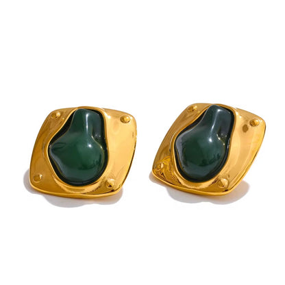 Emerald Muse Statement Earrings