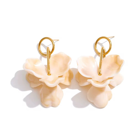 Floral Drop Earrings
