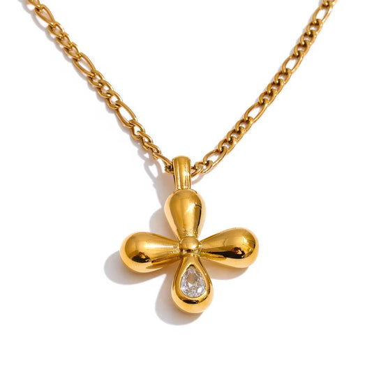 Luxe Cross Pendant Necklace