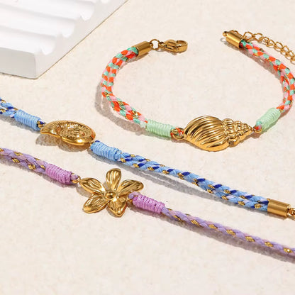 Coastal Charm Braided Bracelets