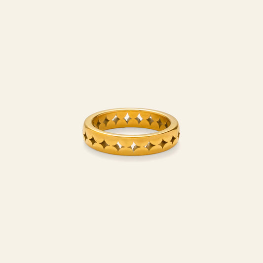Celestial Star Band Ring
