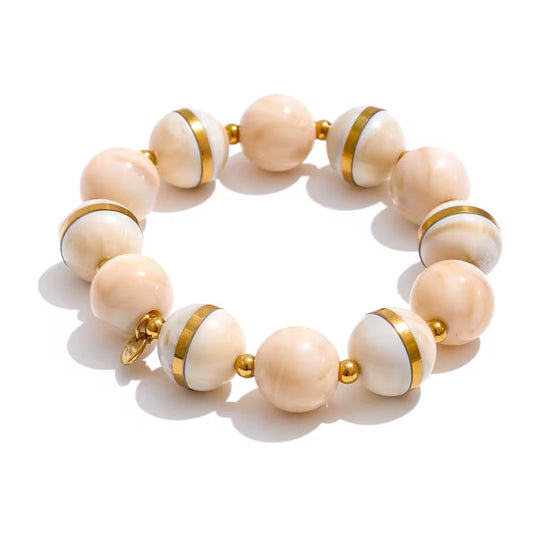Ivory Bloom Beaded Jewelry Set